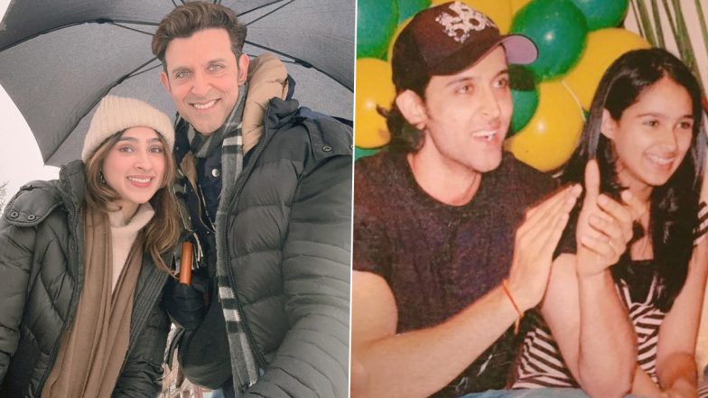 Hrithik Roshan Turns 50! Cousin Pashmina Roshan Shares Unseen Pics on Insta to Wish Duggu Bhaiya on His Birthday (View Post)