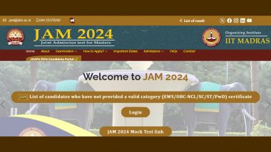 IIT JAM 2024 Exam: Admit Card for Joint Admission Test Examination To Be Released Soon at jam.iitm.ac.in, Know How To Download