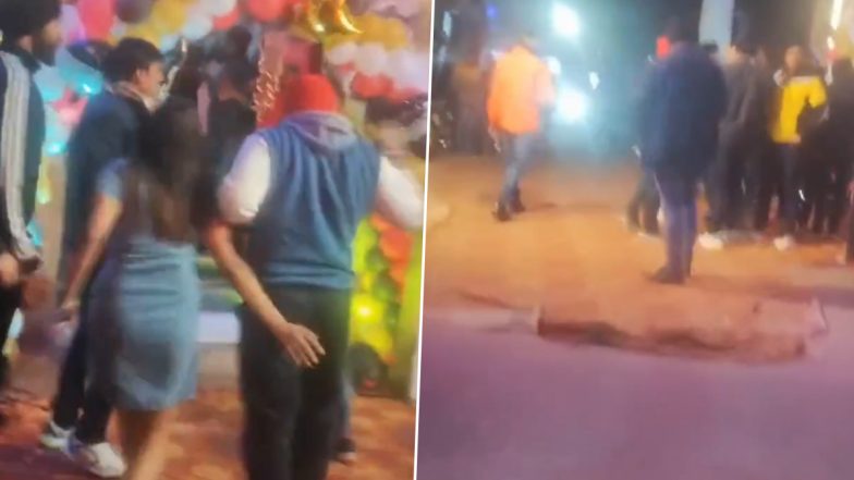 Gwalior: Man Opens Fire, His Girlfriend Attacks Guard With Sandal After Being Denied Entry In New Year’s Party; Three Arrested After Video Goes Viral