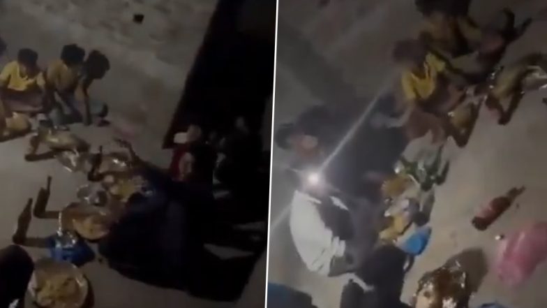 Andhra Pradesh Shocker: Class 7 Students Drink Alcohol in Hostel During New Year Celebrations in Chodavaram, Video Goes Viral