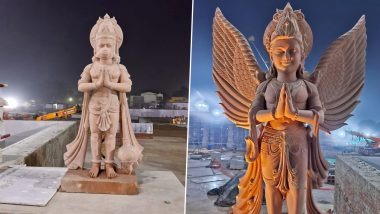 Ayodhya Ram Mandir Entrance Gate to Have Statues of Lord Hanuman, Garuda and Lion; Shri Ram Janmbhoomi Teerth Kshetra Shares Pics
