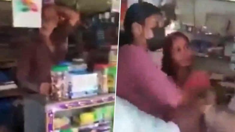 Kerala Shocker: Woman Abuses, Hits Elderly Man With Slipper After He Allegedly Grabs Her Breast In Thrissur, Video Surfaces