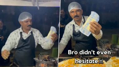 'Padha Likha Kam Hun, Isliye Zyada Kamata Hun' Street Food Vendor Trolls Educated Professionals Like a Boss, Video Goes Viral