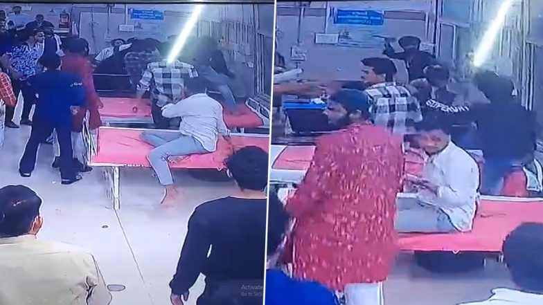 Maharashtra Shocker: Violent Gang Attack at Ghati Hospital in Chhatrapati Sambhajinagar Leaves Female Doctor Severely Injured, Video Surfaces