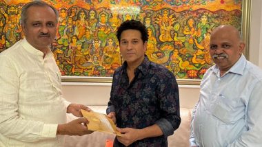 Ram Temple Inauguration: Sachin Tendulkar Receives Invitation for Consecration Ceremony in Ayodhya (See Pic)