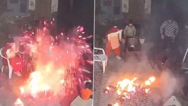 Amritsar: Bonfire Explodes During Lohri Celebrations, Narrow Escape For Family; Video Surfaces
