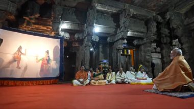 PM Modi Shares Puppet Show on Ramayana Video: Indian Prime Minister Watches Memorable Show at Lepakshi, Beautifully Showcasing Aspects of the Ramayan