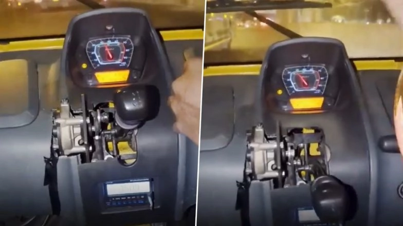 Bengaluru Uber Driver With Shoulder Pain Designs Paddle Shifter to Avoid Manual Shifting of Gears, Internet Amazed After Viral Video Surfaces