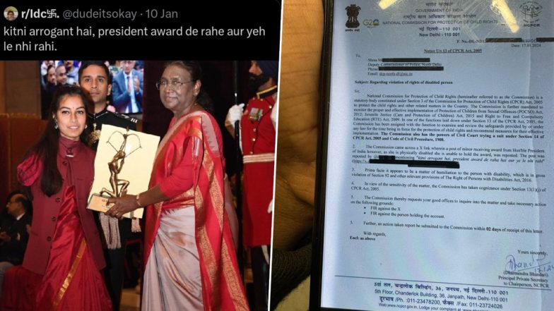 X User Posts Derogatory Joke on Para-Archer Sheetal Devi, Issues Unconditional Apology After NCPCR Directs Delhi Police To Register FIR