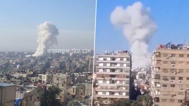 Israeli Airstrike Hits Residential Building in Damascus, Iran Revolutionary Guards Official Killed (See Pic and Watch Video)