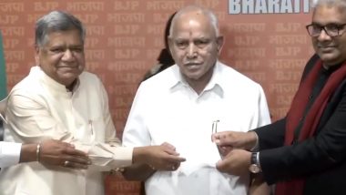 Jagadish Shettar, Former Karnataka CM, Returns to BJP Ahead of Lok Sabha Elections 2024 (Watch Video)