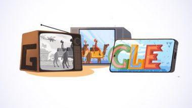 Republic Day 2024 Google Doodle: Technology Giant Celebrates India’s 75th Gantantra Diwas Featuring Parade on Different Screens Over Decades (See Pic)
