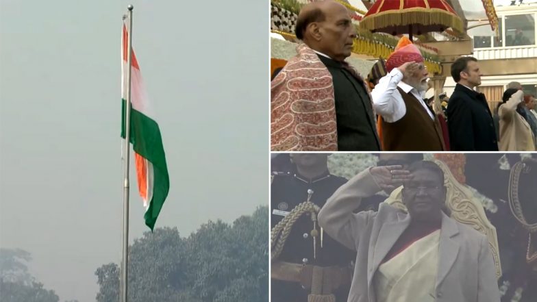 Republic Day 2024: President Droupadi Murmu Unfurls National Flag at Kartavya Path (Watch Video)