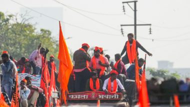 Maratha Reservation Protest: Traffic Affected Near Mumbai CSMT as Protest Over Maratha Quota Grows