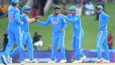 India vs Ireland Free Live Streaming Online ICC Under-19 Cricket World Cup 2024: How to Watch Free Live Telecast of IND U19 vs IRE U19 CWC Match on TV