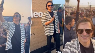 Vivek Oberoi Capturing Moments With Mumbaikars Ahead of Indian Police Force Trailer Launch Is a Must-See (Watch Video)
