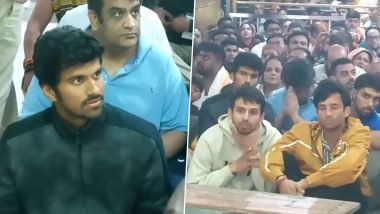 Indian Cricketers Washington Sundar, Tilak Varma, Ravi Bishnoi and Jitesh Sharma Offer Prayers at Ujjain’s Mahakaleshwar Temple After IND vs AFG 2nd T20I 2024 (Watch Video)