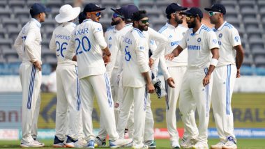 How to Watch India vs England 1st Test 2024 Day 2 Live Telecast on DD Sports? Get Details of IND vs ENG Match on DD Free Dish, and Doordarshan National TV Channels