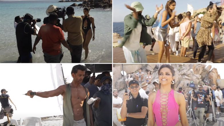 Fighter: Makers Unveil Playful BTS Footage of Hrithik Roshan and Deepika Padukone Filming 'Ishq Jaisa Kuch' Song - WATCH