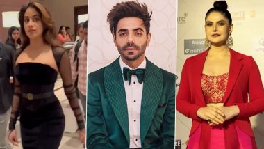 Filmfare Awards 2024 Red Carpet: Jahnvi Kapoor, Karan Johar, Nushrratt Bharuchha, and More Celebs Arrive in Style for 69th Filmfare Awards (View Pics)