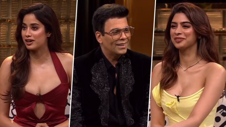 Koffee With Karan 8: Janhvi Kapoor, Khushi Spill Beans About Their Love Lives; Latter Addresses Dating Rumours With Vedang Raina – Watch Video