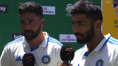 Jasprit Bumrah Avoids Naming Himself During English Translation As Mohammed Siraj Credits Senior Pacer for Success in Cape Town, Video Goes Viral