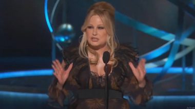 75th Emmys: Jennifer Coolidge Expresses Gratitude to ‘All the Evil Gays’ After Winning for Her Performance in The White Lotus (Watch Video)