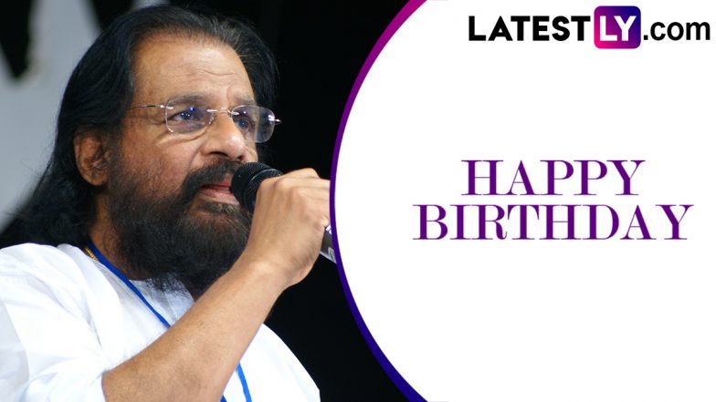 KJ Yesudas Birthday: Netizens Extend Heartfelt Wishes to the Legendary Singer on X As He Turns 84!