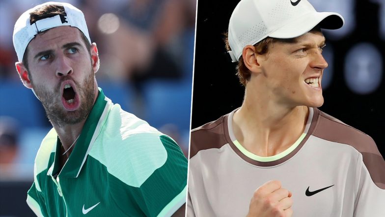 Jannik Sinner vs Karen Khachanov, Australian Open 2024 Free Live Streaming Online: How To Watch Live TV Telecast of Aus Open Men’s Singles Fourth Round Tennis Match?