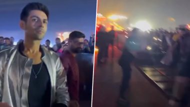 Kartik Aaryan Avoids Major Mishap as Fans Break Barricade to Meet Him at Filmfare Awards Event (Watch Video)