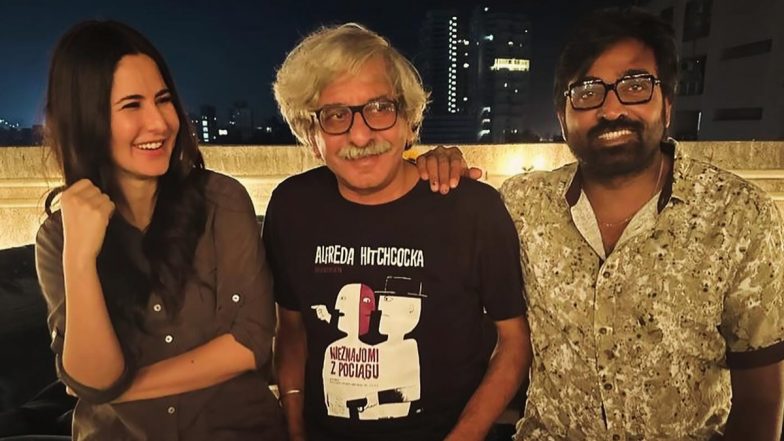 Katrina Kaif Joins Celebration of Merry Christmas Co-Star Vijay Sethupathi’s Birthday and Sriram Raghavan’s 20th Year as Director