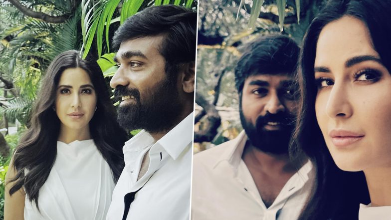Merry Christmas: Katrina Kaif Twins in White With Co-star Vijay Sethupathi (View Pics)