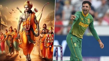 ‘Jai Shree Raam’ South Africa Cricketer Keshav Maharaj Shares Social Media Post on Occasion of Ram Mandir Pran Pratishtha Ceremony in Ayodhya