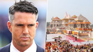 ‘Jai Shree Ram’, Former England Cricketer Kevin Pietersen Reacts to Ram Mandir Pran Pratishtha Ceremony in Ayodhya