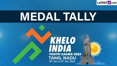 Khelo India Youth Games 2023 Medal Tally Updated: Maharashtra Finish Top of Standings With 57 Gold Medals, Hosts Tamil Nadu Second