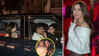 Rumoured Lovebirds Khushi Kapoor and Vedang Raina Step Out for Dinner Date (Watch Video)