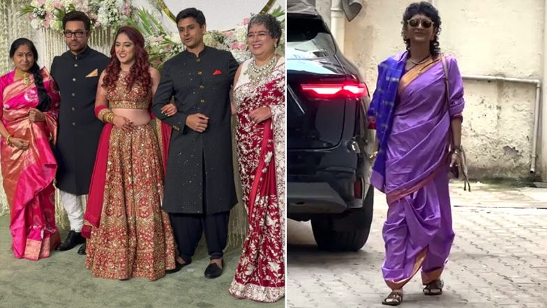 Ira Khan-Nupur Shikhare Wedding Reception: Aamir Khan Reveals Ex Wife Kiran Rao Skipped the Event Due to Ill Health (Watch Video)