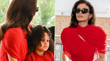 Kylie Jenner Twins with Daughter Stormi Webster at Jacquemus Fashion Show in France (View Pics)