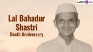 Lal Bahadur Shastri 58th Death Anniversary Date, History and Significance: Remembering Former Prime Minister of India, Shastri Ji on His Punyatithi