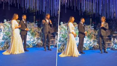 MS Dhoni at His Hilarious Best! CSK Captain’s Sense of Humour Grabs Spotlight at Rishabh Pant’s Sister’s Engagement Ceremony, Video Goes Viral