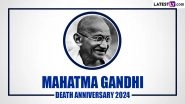 Martyrs' Day 2024 Images & Mahatma Gandhi Punyatithi HD Wallpapers for Free Download Online: Remembering the Father of the Nation on His 76th Death Anniversary