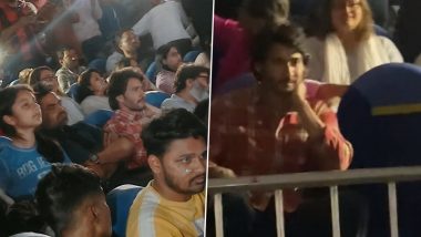 Guntur Kaaram: Mahesh Babu and Family, Trivikram Srinivas, Vamshi Paidipally Enjoy the Action Drama With Fans at a Theatre in Hyderabad (View Pics & Watch Videos)