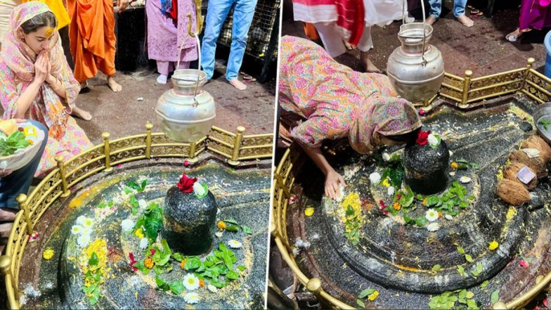 Sara Ali Khan Offers Prayer at Maharashtra’s Grishneshwar Shiv Temple, Shares a Glimpse on Insta! (View Pics)