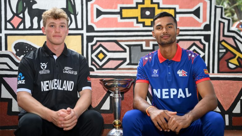 New Zealand vs Nepal Free Live Streaming Online ICC Under-19 Cricket World Cup 2024: How To Watch Free Live Telecast of NZ U19 vs NEP U19 CWC Match on TV