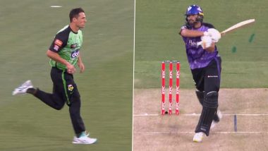 Ricky Ponting Correctly Predicts Nathan Coulter-Nile's Delivery to Dismiss Nikhil Chaudhary During Melbourne Stars vs Hobart Hurricanes BBL 2023-24 Match, Video Goes Viral!