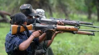 Chhattisgarh Encounter Update: Nine Naxalites Killed in Gunfight With Security Personnel in Bijapur; Arms Seized