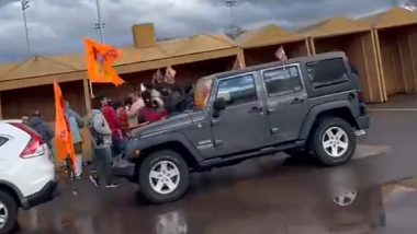 New Jersey Ready for 'Pran Pratishtha' Ceremony of Ram Temple: Indians in the US Organise 350-Car Rally Ahead of Ram Mandir Inauguration in Ayodhya (Watch Video)