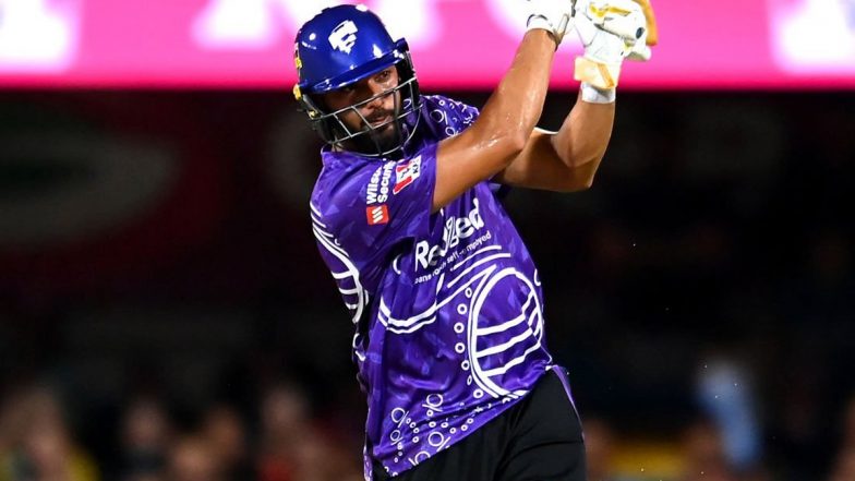 Nikhil Chaudhary Becomes First Player in BBL and 16th in T20 Cricket To Be Out Stumped Off A Wide Ball for A Diamond Duck (Watch Video)