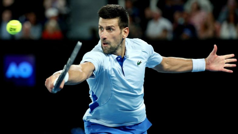 Novak Djokovic vs Adrian Mannarino, Australian Open 2024 Free Live Streaming Online: How to Watch Live TV Telecast of Aus Open Men’s Singles Fourth Round Tennis Match?