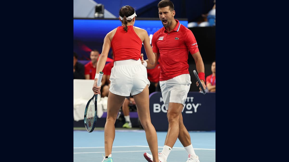 Novak Djokovic and Olga Danilovic’s Doubles Victory Powers Serbia Over China in United Cup 2024